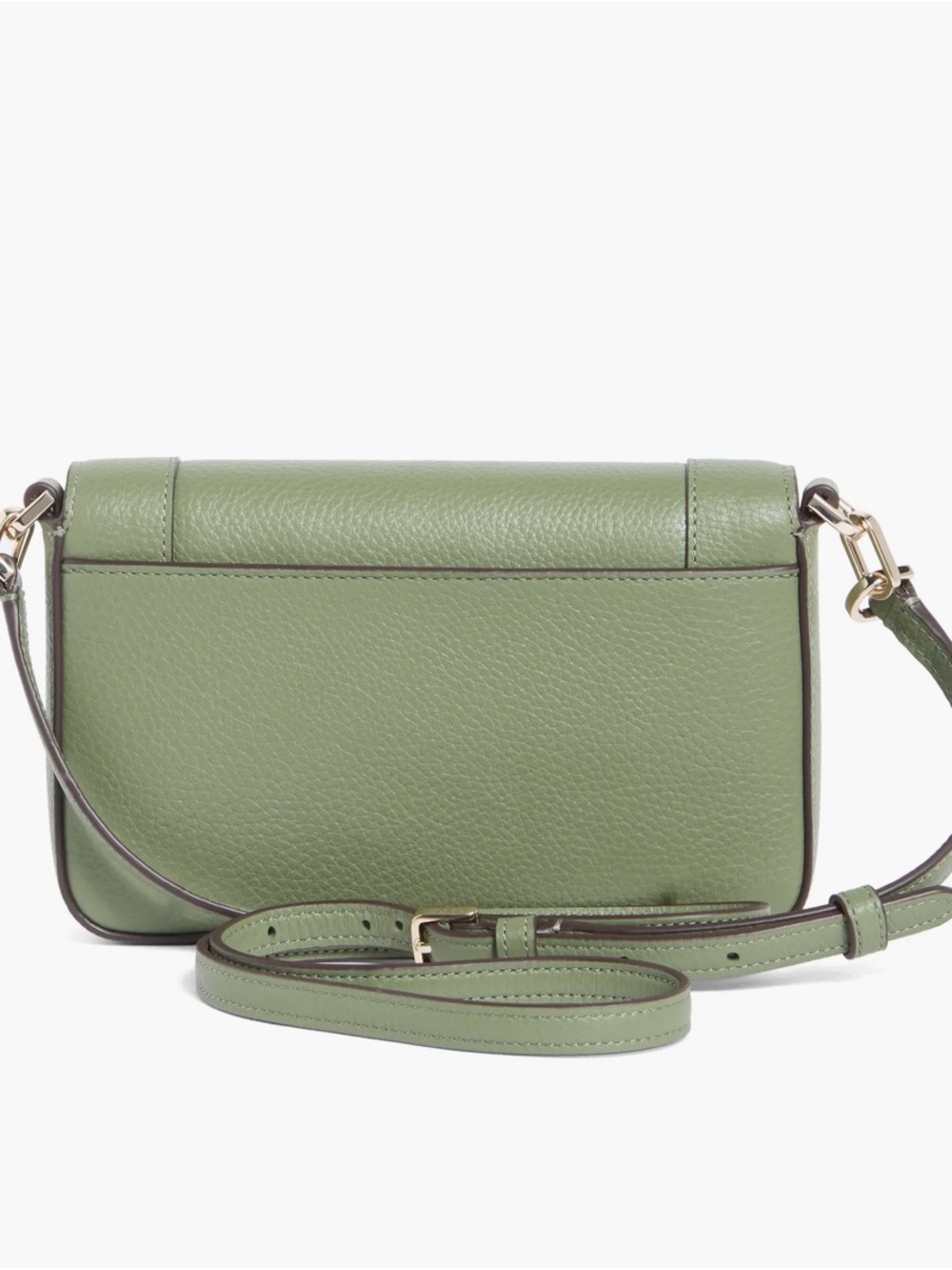 kate spade Olive Green Pebbled Leather Crossbody - Picture 2 of 5